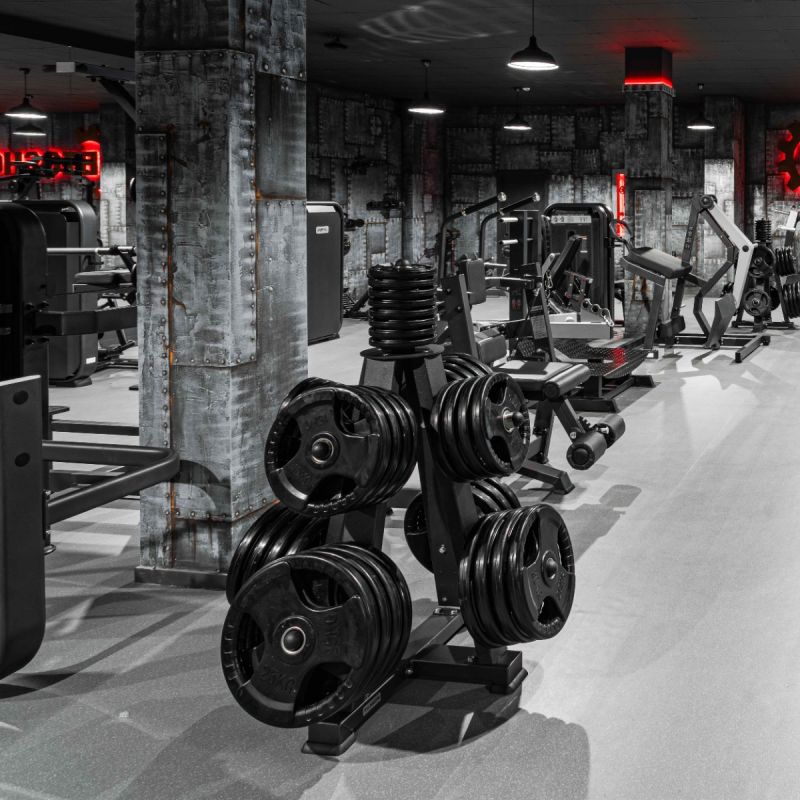 Диск обрезиненный 3 HANDLE черный D51 мм PROFI-FIT  2,5 кг