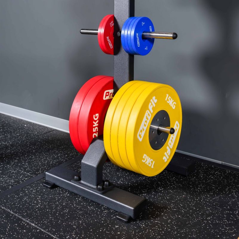 Диск профессиональный обрезиненный (цветной) D51 мм PROFI-FIT 25 кг