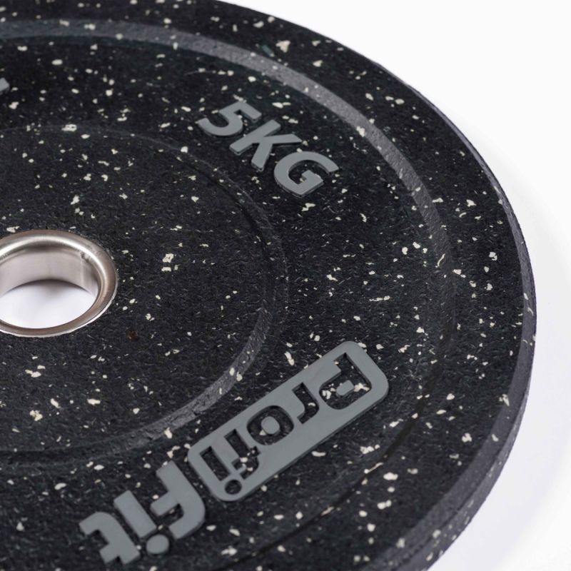 Диск для штанги HI-TEMP с цветными вкраплениями D51 мм PROFI-FIT 5 кг