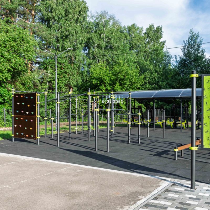 W260 GTO Брусья разноуровневые изогнутые (подходит ОВЗ) ZAVODSPORTA