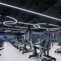 Светильник светодиодный полукруглый, диаметр 2,5 м (96 Вт)