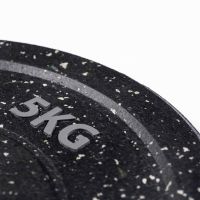 Диск для штанги HI-TEMP с цветными вкраплениями D51 мм PROFI-FIT 5 кг