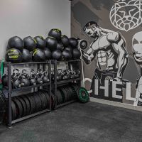 Гиря обрезиненная с хромированной ручкой PROFI-FIT  8 кг