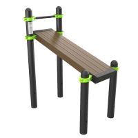 W308 Воркаут Наклонная скамья для упражнений на пресс ZAVODSPORTA