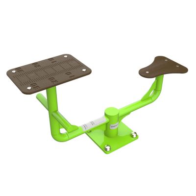 Fix-1703 Уличный тренажер Растяжка сидя с мерной шкалой ZAVODSPORTA