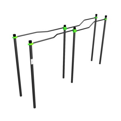 W260 GTO Брусья разноуровневые изогнутые (подходит ОВЗ) ZAVODSPORTA