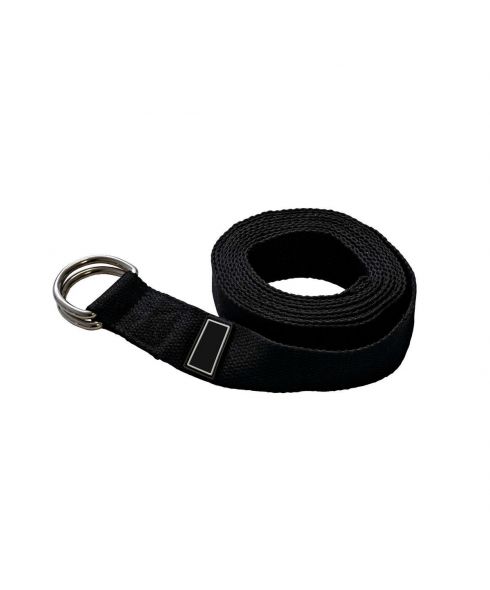 Ремешок для йоги (черный) 243 см PROFI-FIT