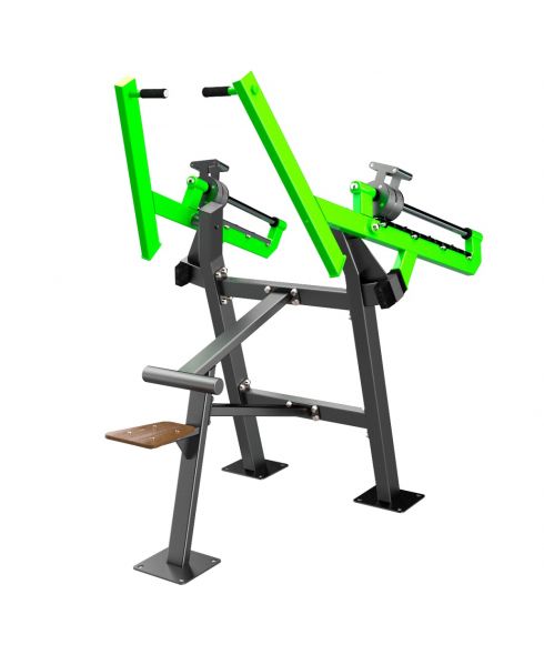 F-2807 Уличный тренажер Верхняя тяга с переменной нагрузкой ZAVODSPORTA